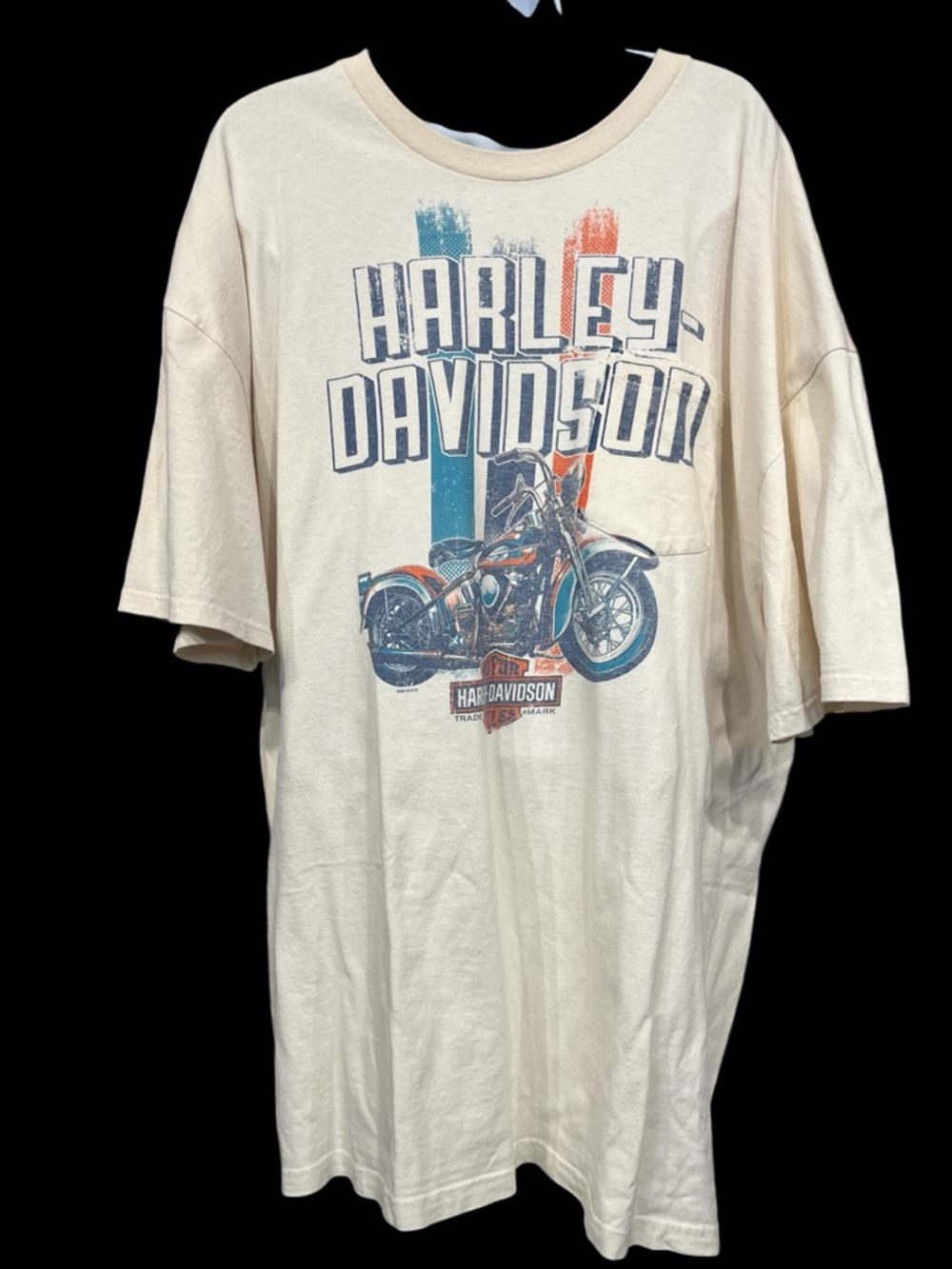 Harley men’s 2X cream colored tee